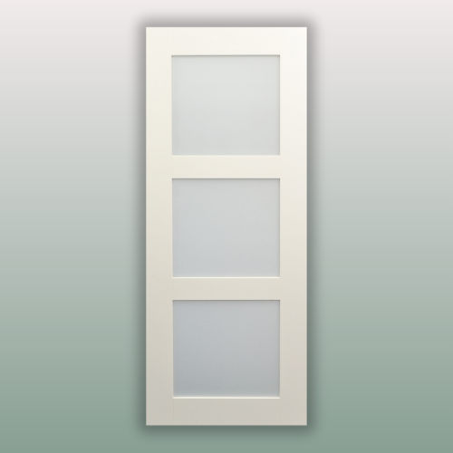 Pre-Primed 3 Lite Glass Door