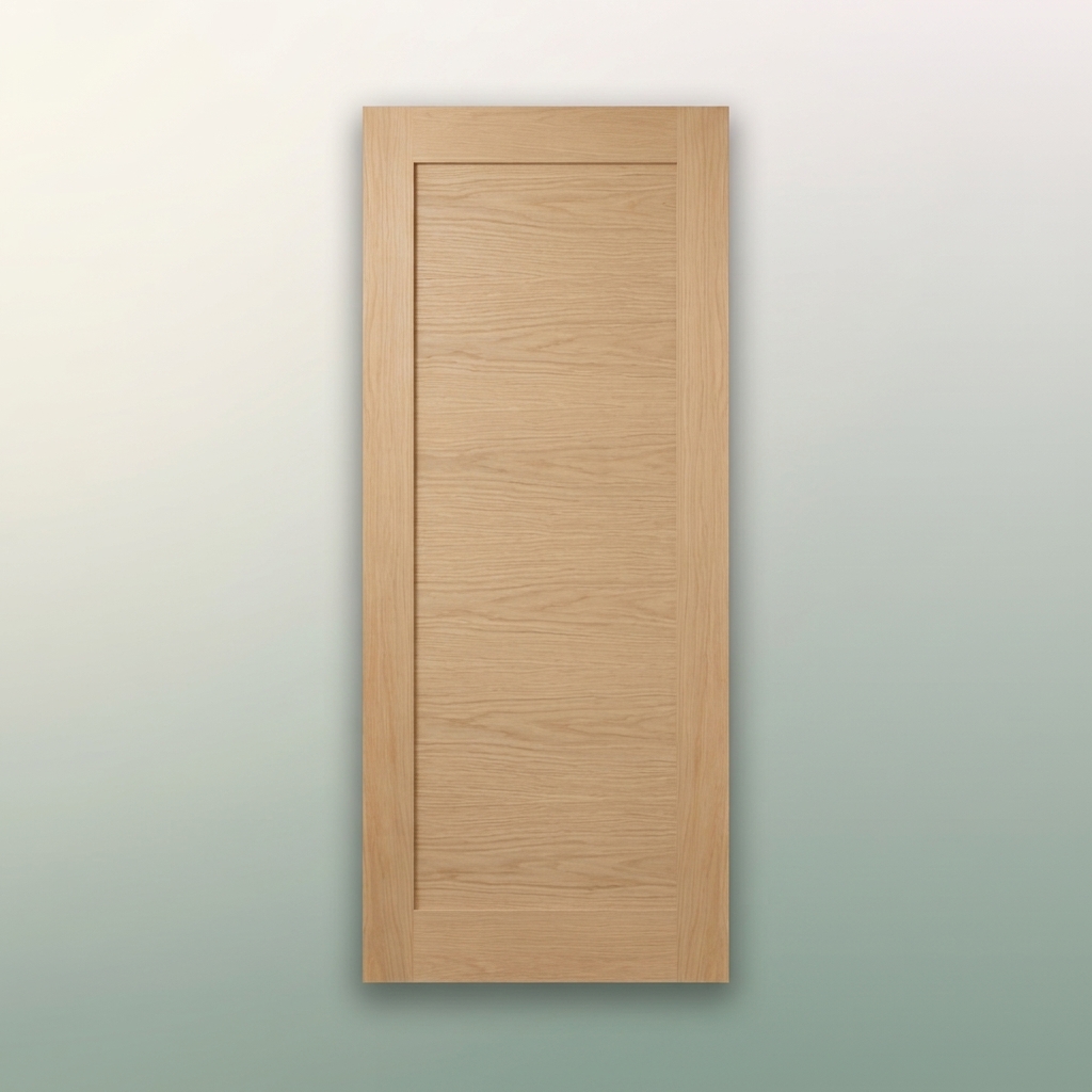 Oak Shaker 1 Panel Solid Internal Door