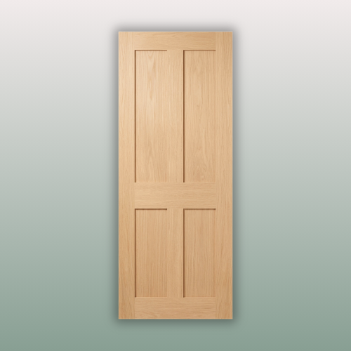 Oak 4 Panel Internal Door