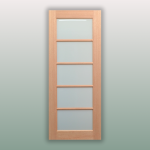 5 Lite Glass Door