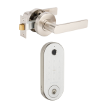 Zanda Kent Handle + Digital Deadbolt - Silver (Brushed Nickel)