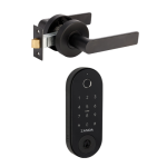 Zanda Kent Handle + Digital Deadbolt - Black (Matt Black)