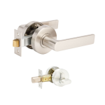 Zanda Kent Handle + Elite Deadbolt - Silver (Brushed Nickel)